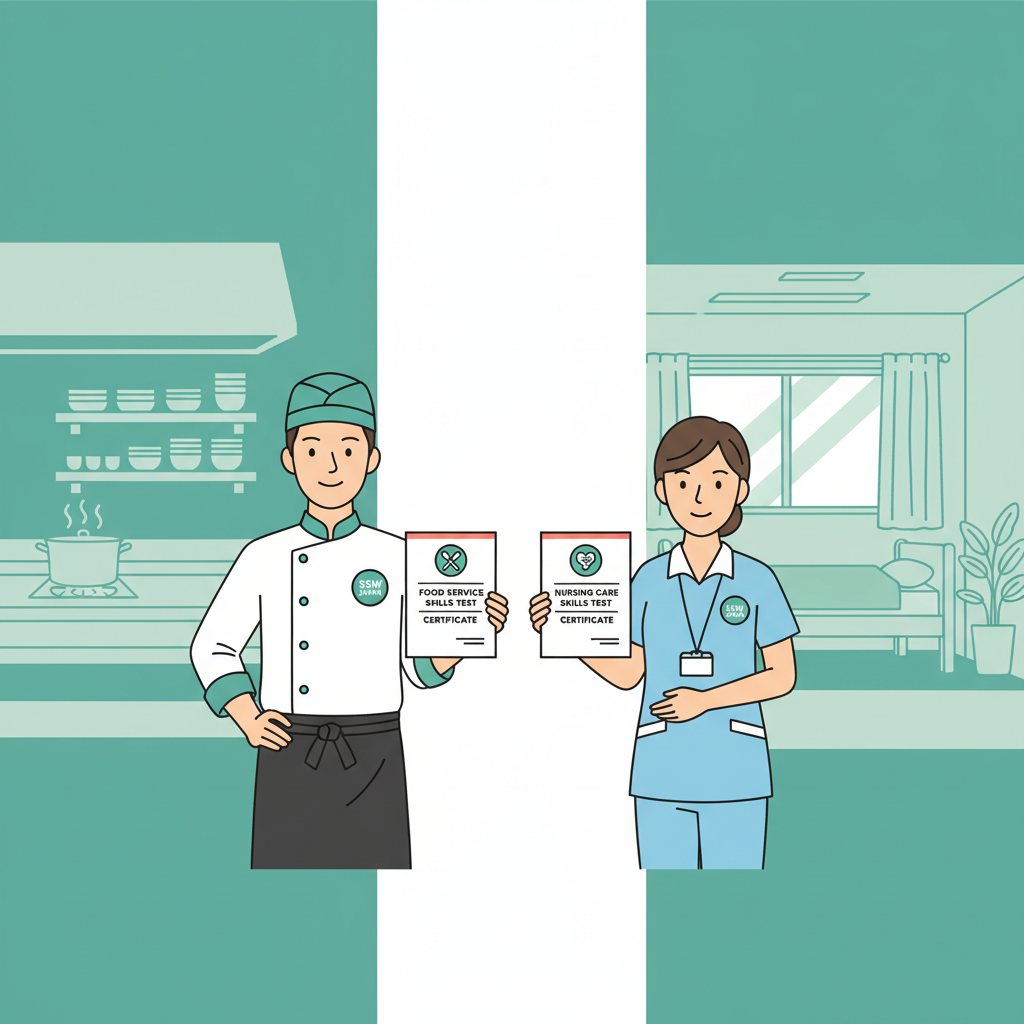 Specified Skilled Workers in food service and nursing industries